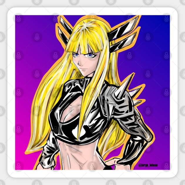 Magik, the inferno queen Sticker by jorge_lebeau